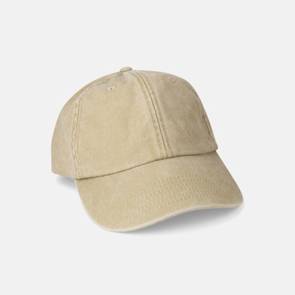 Vintage Stone Vintage Keps i tvättad och borstad bomull med egen logga