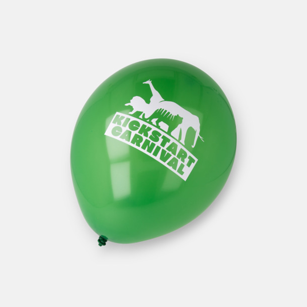 Leaf Green med 1-färgstryck (medium) Ballonger med tryck