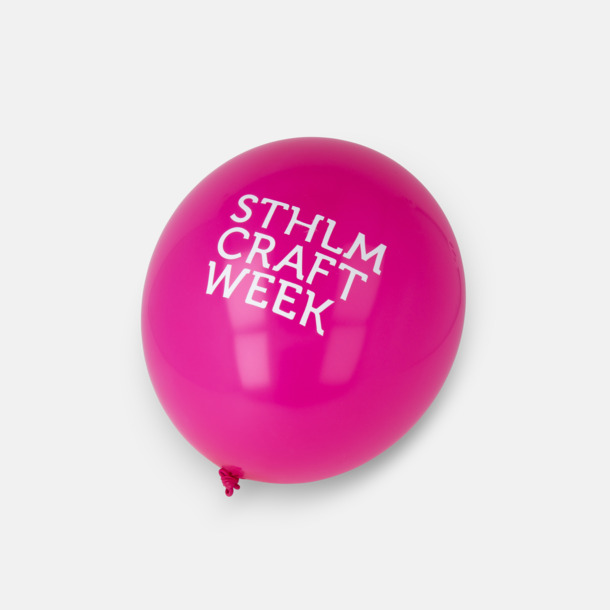 Rose med 1-färgstryck (small) Ballonger med tryck