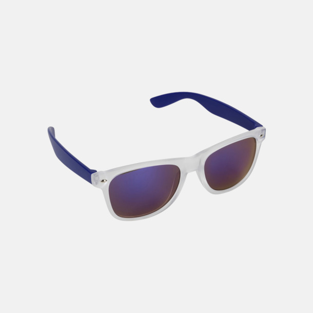 Blå Färgglada solbrillor med reklamtryck