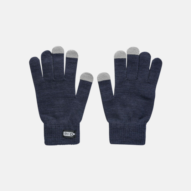 Blå Vantar för touchscreens