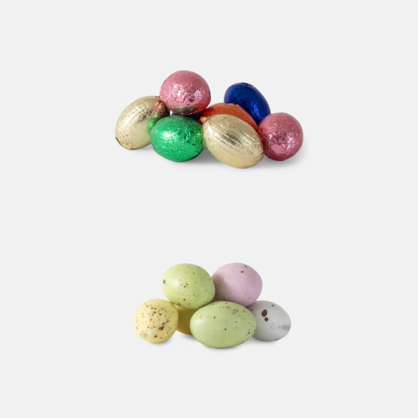 Nougatägg med folie eller mjölkchokladägg 